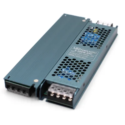 Fonte de Alimentação 12V 33.3A 400W AC 175V-265V Ultrafino 239x50x24mm