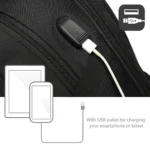 Mochila Para Portátil de 15.6" Ewent EW2526 Com Tomada USB Preta