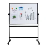 Quadro Branco Dupla Face Rotativo Deli E7882H Magnético 1200mmx900mm