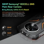 Smartphone BlackView BV8100 6.5" 24GB/256GB 4G NFC IP68 FHD+ 120Hz 6931548317777