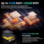 Smartphone BlackView BV8100 6.5" 24GB/256GB 4G NFC IP68 FHD+ 120Hz 6931548317777