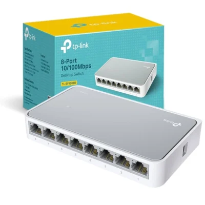Switch 8 Portas TP-Link TL-SF1008D 10/100 Plástico