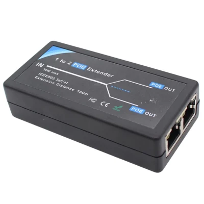 Switch POE Extender 2 Portas 10/100 48V 15.4W 100M