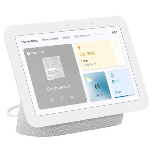 Google Nest Hub 7” Smart Display 2nd Gen Com Google Assistant - Chalk FE1063776
