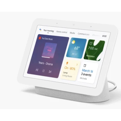 Google Nest Hub 7” Smart Display 2nd Gen Com Google Assistant – Chalk
