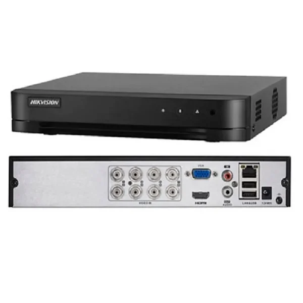 Hikvision - Kit de Câmeras 4 Dome e 4 Bullet de 2MP + DVR 8 Canais DS-J142I/7208HGHI-M1