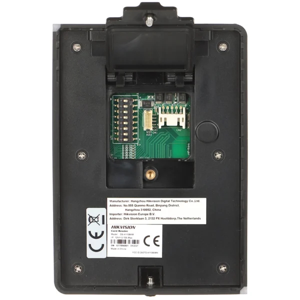 Leitor de Cartões Hikvision DS-K1108AM Mifare NFC 13.56 MHz RS-485 W26/W34 OSDP