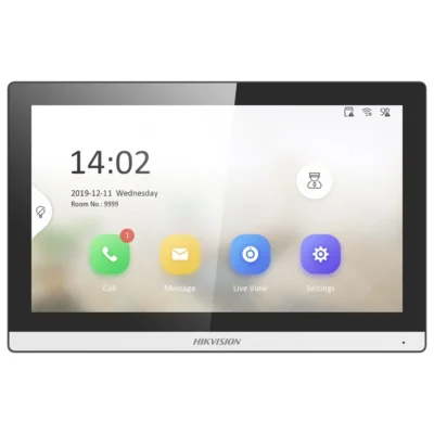 Monitor Videoporteiro Hikvision DS-KH6350-WTE1 IP 7″ Touch Screen, Wi-Fi, PoE