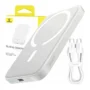 Powerbank Baseus Mini Air Magsafe 10000mAh 20w Branco 6932172636197