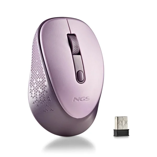 Rato Sem Fios NGS Dew Com Botões Silenciosos Lilás 435430623963