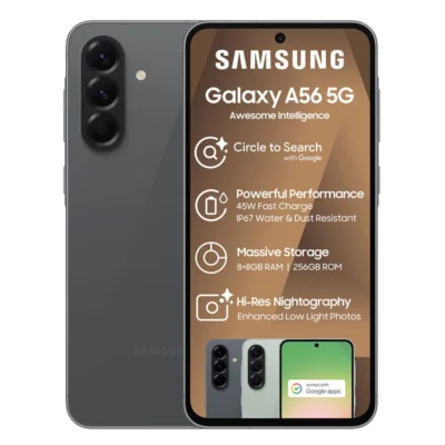 Samsung Galaxy A56 8GB/256GB Graphite – 6.6″ Super AMOLED, 50MP, 5000mAh