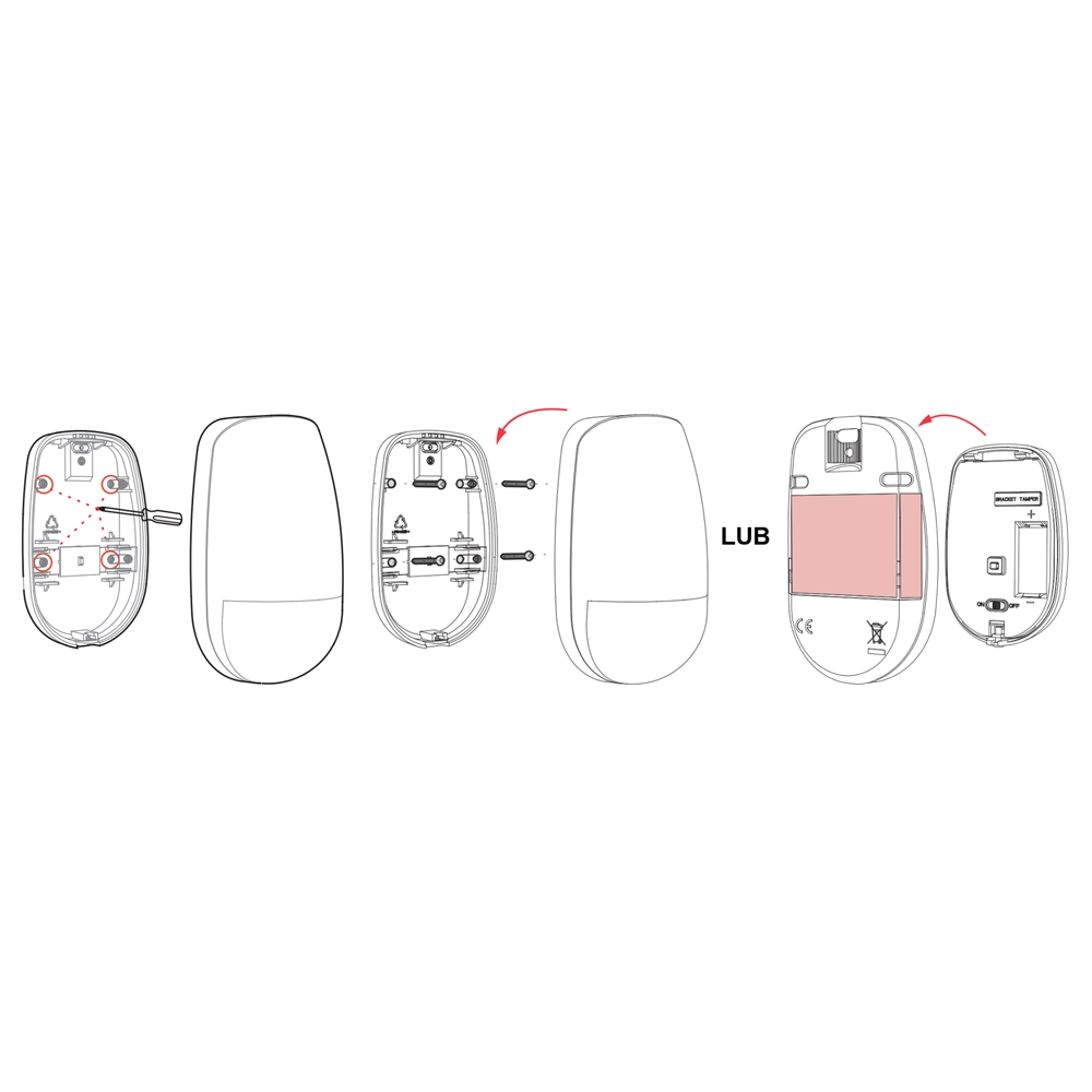 Sensor de Movimentos PIR Sem Fios Hikvision DS-PDP15P-EG2-WE 15M 868 MHz Imune a Animais Bateria 5 Anos 2 Sensor de Movimentos PIR Sem Fios Hikvision DS-PDP15P-EG2-WE 15M 868 MHz Imune a Animais Bateria 5 Anos