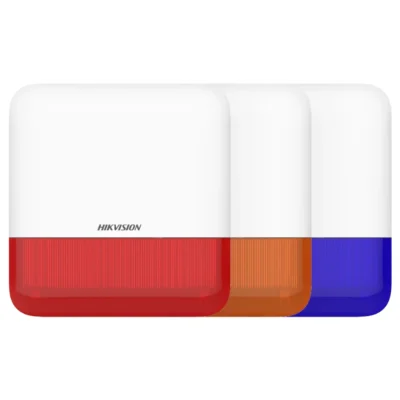 Sirene de Intrusão Sem Fios Externa Hikvision DS-PS1-E-WE 110 dB, 868 MHz, IP65, AX PRO