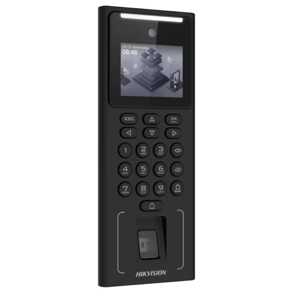 Terminal Biométrico Hikvision DS-K1T321MFWX Reconhecimento Facial, Cartão, Impressão Digital e Wi-Fi