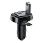 Transmissor FM de Isqueiro Baseus S-09A 3.4A Dual USB-A + Carregador/Bluetooth/MicroSD Preto 6932172626976