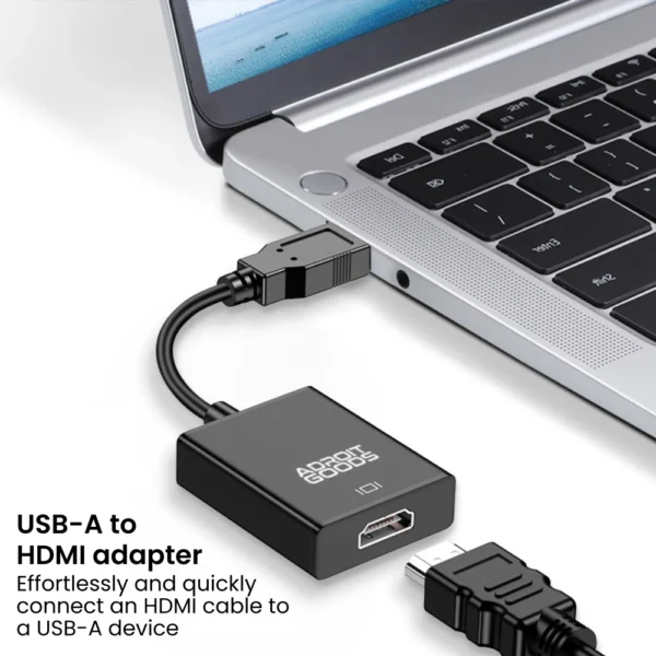 Adaptador de Vídeo USB-A 3.0 Para HDMI FHD 1080P 60Hz