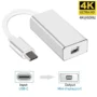 Adaptador de Vídeo USB-C Para Mini DisplayPort Thunderbolt 4K 10Gbps