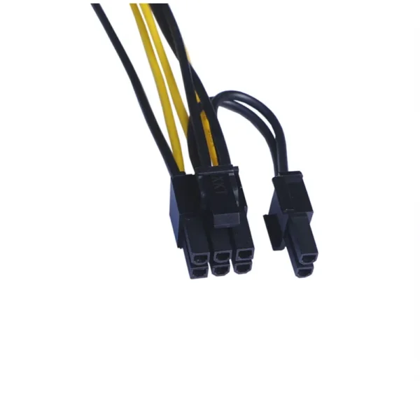 Cabo 6-Pin PCI-E Para 2x 8-Pin (6+2) Motherboard / GPU 22cm 6-PIN-TO-DUAL-8-PIN/6+2