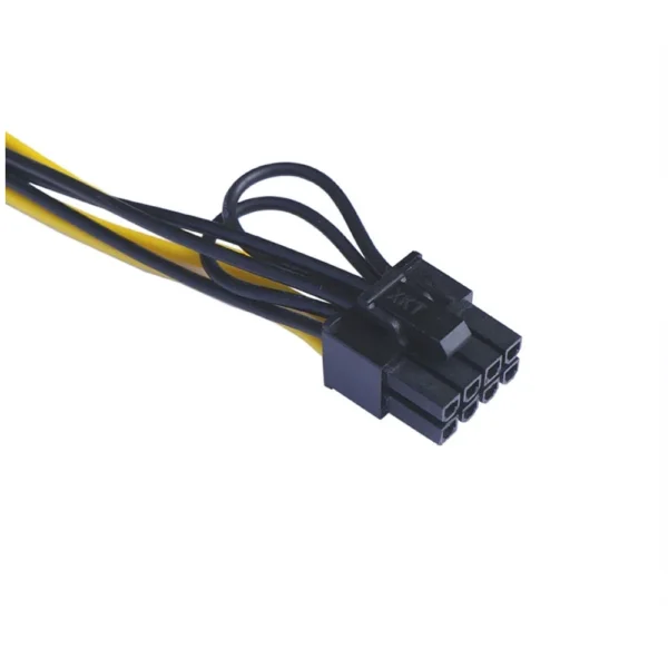 Cabo 6-Pin PCI-E Para 2x 8-Pin (6+2) Motherboard / GPU 22cm 6-PIN-TO-DUAL-8-PIN/6+2