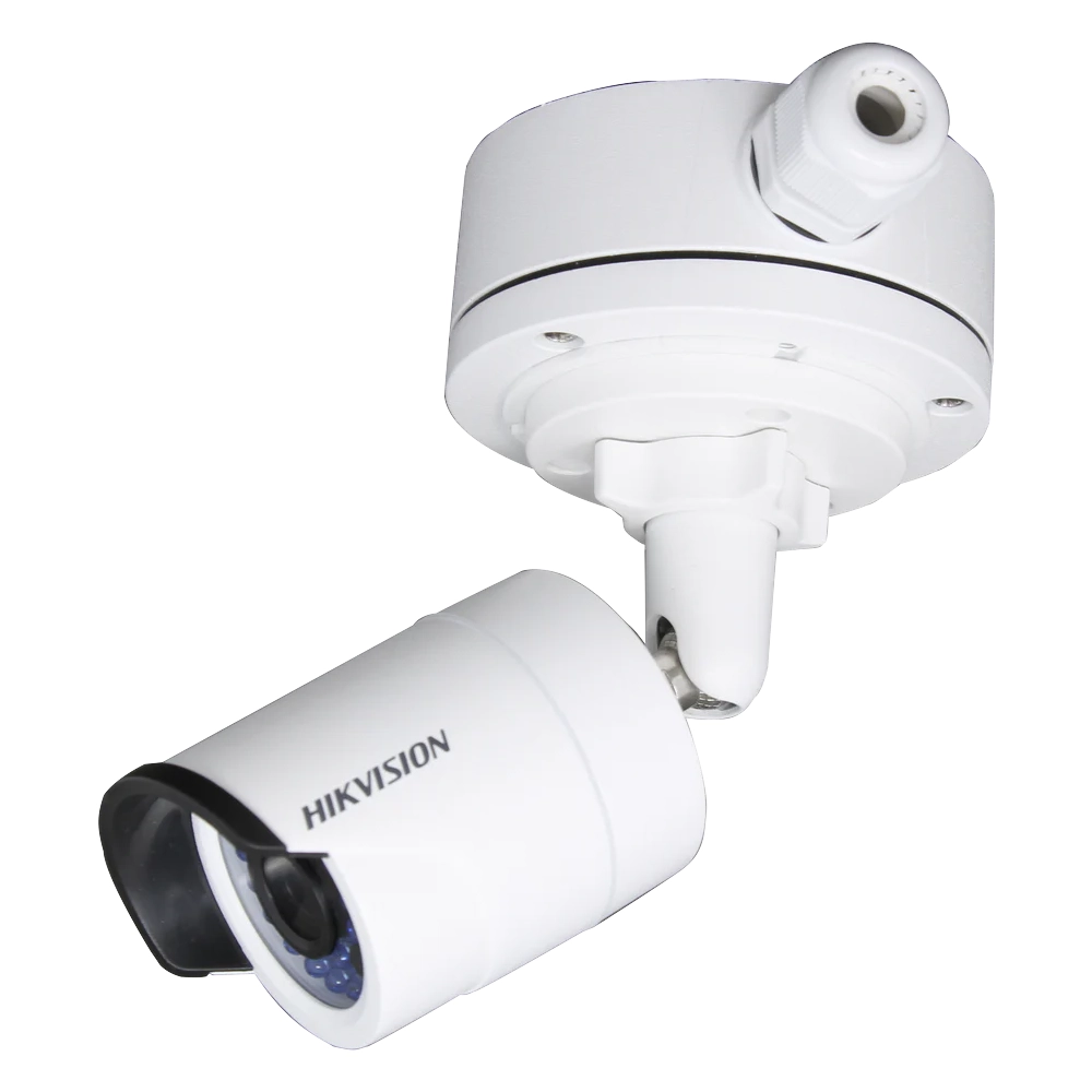 Caixa de Conexão Para Câmaras Dome/Bullet Hikvision DS-1280ZJ-XS Branca 2 Caixa de Conexão Para Câmaras Dome/Bullet Hikvision DS-1280ZJ-XS Branca