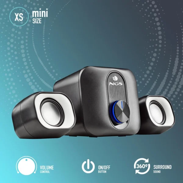 Coluna 2.1 NGS Comet USB 3.5mm 20W 435430620801