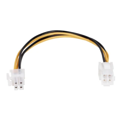 Extensor Cabo 4-Pin ATX Macho Para 4-Pin Fêmea 20cm