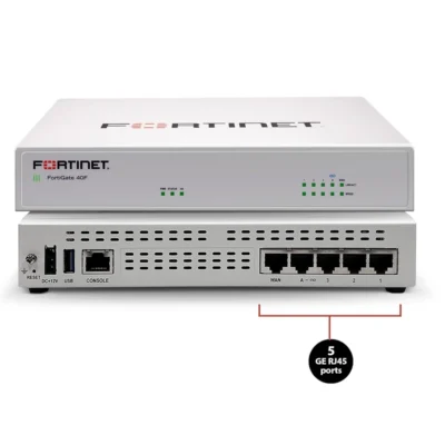 Fortinet FortiGate FG-40F Firewall Appliance – 5 Portas Gigabit