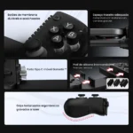 Gamepad Para Smartphone GameSir X5 Lite USB-C + Bolsa Preto