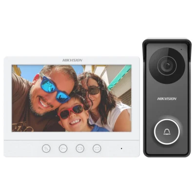 Kit Videoporteiro Analógico – Hikvision DS-KIS213 7″ IR IP65