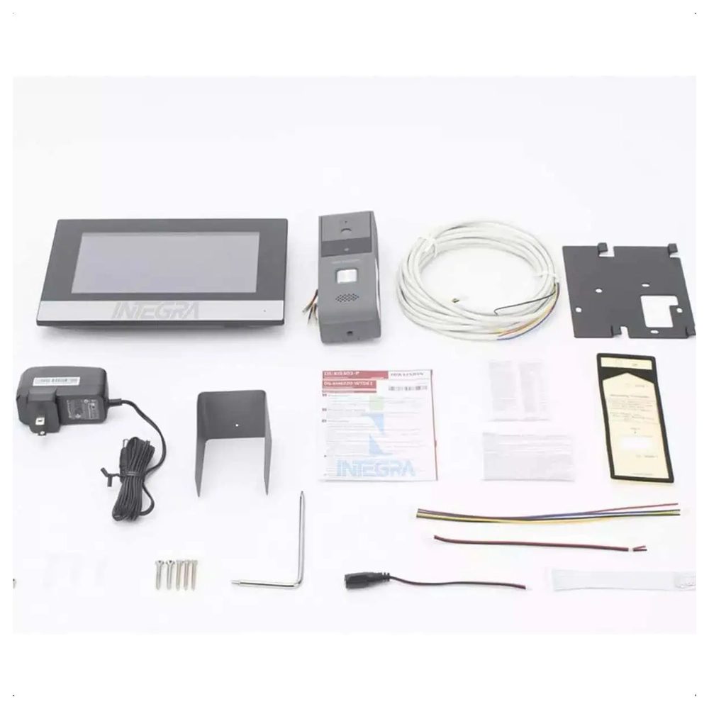 Kit Videoporteiro Híbrido – Hikvision DS-KIS303 7" Touch IP65 2 Kit Videoporteiro Híbrido – Hikvision DS-KIS303 7" Touch IP65