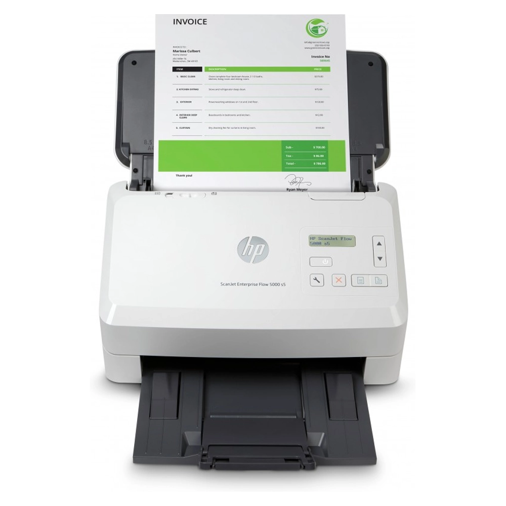 Scanner HP ScanJet Enterprise Flow 5000 S5 A4 80F 65PPM / 130IPM 2 Scanner HP ScanJet Enterprise Flow 5000 S5 A4 80F 65PPM / 130IPM 6FW09A