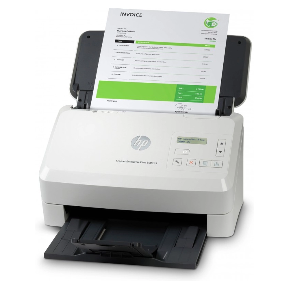 Scanner HP ScanJet Enterprise Flow 5000 S5 A4 80F 65PPM / 130IPM 3 Scanner HP ScanJet Enterprise Flow 5000 S5 A4 80F 65PPM / 130IPM 6FW09A