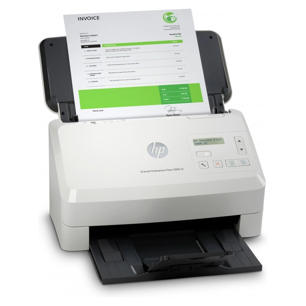 Scanner HP ScanJet Enterprise Flow 5000 S5 A4 80F 65PPM / 130IPM 1 Scanner HP ScanJet Enterprise Flow 5000 S5 A4 80F 65PPM / 130IPM 6FW09A