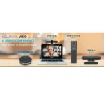 Torre de Videoconferência Port Connect 2K UHD All-in-One 902004 Microfone USB Para Videoconfêrencia Port Design 902002