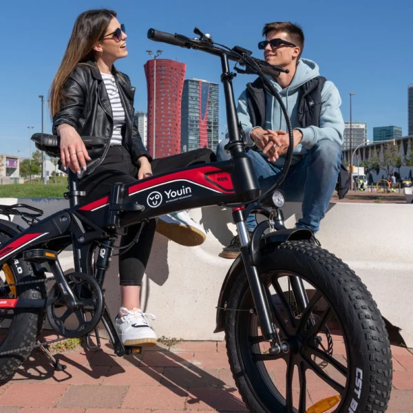 Bicicleta Eléctrica Urbana Youin Dakar BK1400R 25Km/h 45Km 250W Preta