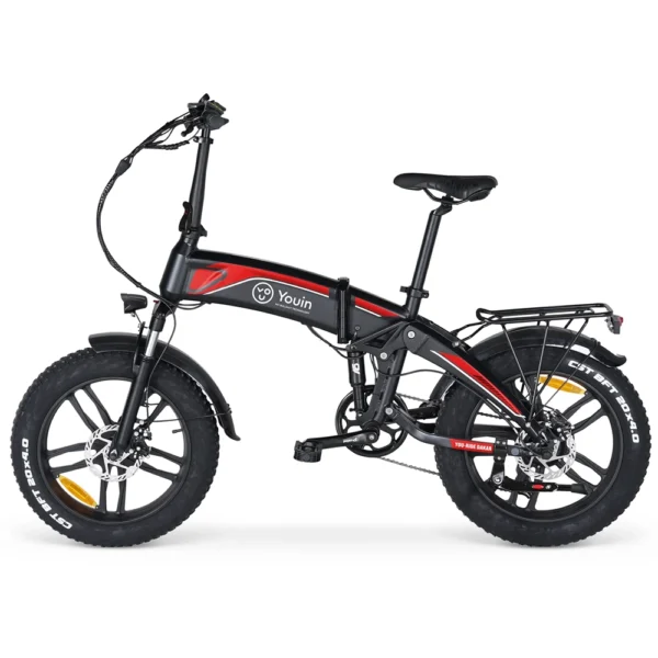 Bicicleta Eléctrica Urbana Youin Dakar BK1400R 25Km/h 45Km 250W Preta