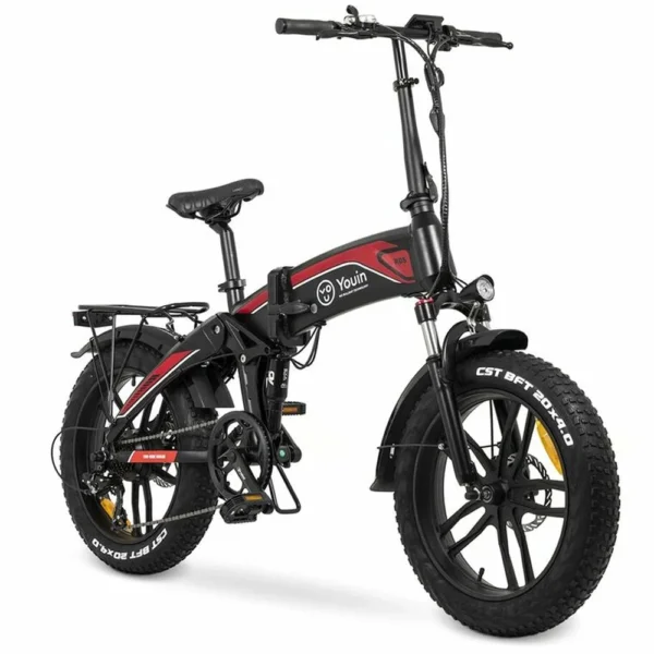 Bicicleta Eléctrica Urbana Youin Dakar BK1400R 25Km/h 45Km 250W Preta