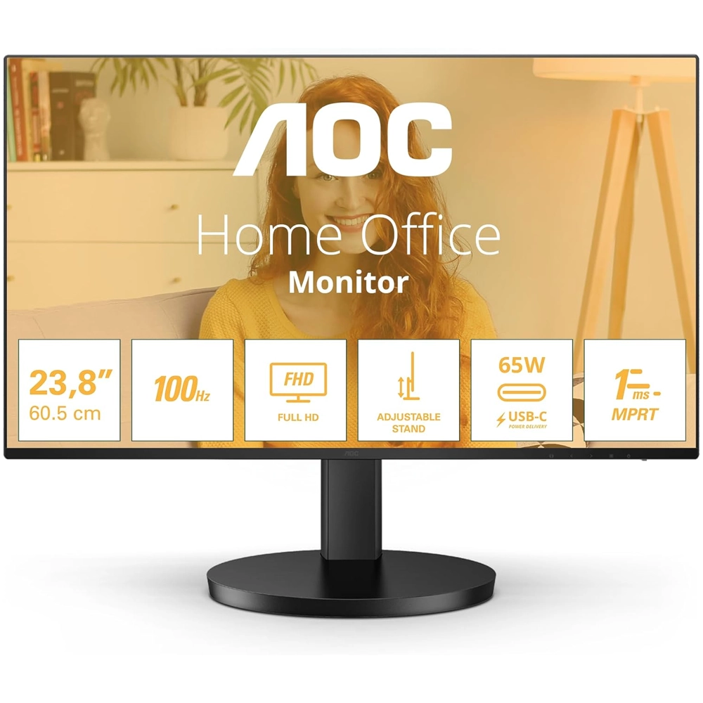 Monitor Aoc 24″ 24B3CA2 FHD IPS 16:9 100Hz (4ms) Adaptive Sync 1 Monitor Aoc 24″ 24B3CA2 Luanda Angola