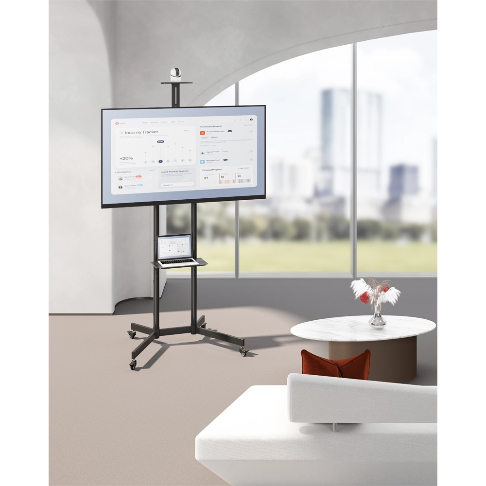 Suporte Móvel Para TV Ewent 37″–70″, Ajustável,45kg 4 Suporte Móvel Para TV EWENT 45kg Luanda Angola