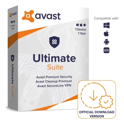 Antívirus Avast Ultimate Bundle 1 Device 1 Ano