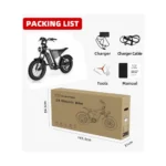 Bicicleta Elétrica Wind Horse D3 55 Km/h Motor de 1000W Autonomia de 85Km