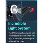 Bicicleta Elétrica Wind Horse D3 55 Km/h Motor de 1000W Autonomia de 85Km