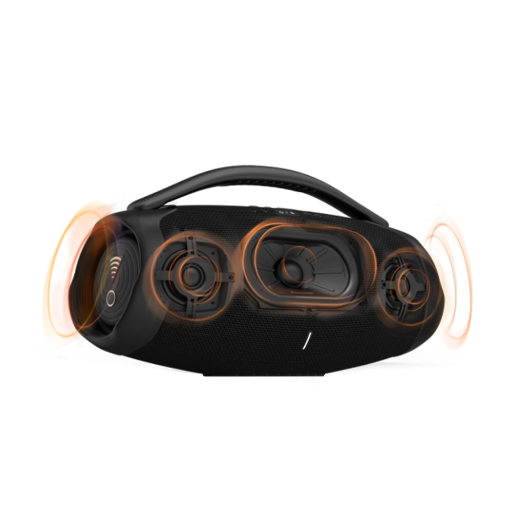 Coluna de Som Portátil JBL Boombox 3 Wi-Fi Preta 2 Coluna de Som Portátil JBL Boombox 3 Wi-Fi Preta JBLBOOMBOX3WIFIBLK