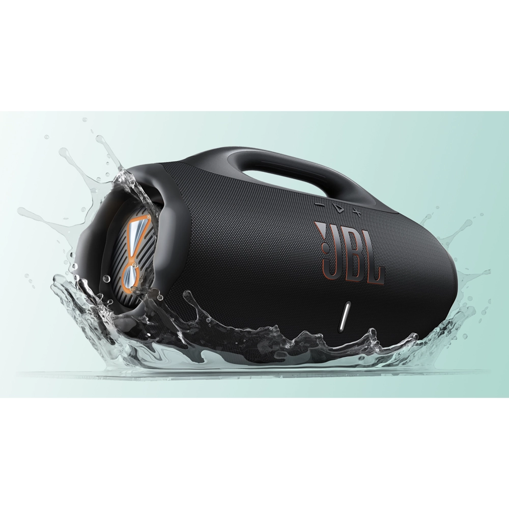 Coluna de Som Portátil JBL Boombox 3 Wi-Fi Preta 6 Coluna de Som Portátil JBL Boombox 3 Wi-Fi Preta JBLBOOMBOX3WIFIBLK