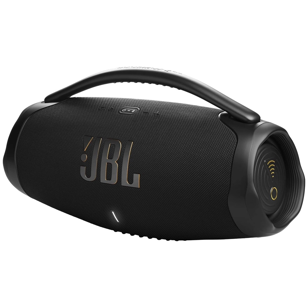 Coluna de Som Portátil JBL Boombox 3 Wi-Fi Preta 1 Coluna de Som Portátil JBL Boombox 3 Wi-Fi Preta JBLBOOMBOX3WIFIBLK