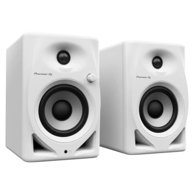 Colunas Pioneer DJ DM-40D-BT Branca – Bluetooth | Monitores 4″ para DJ e Produção