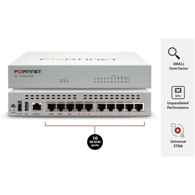 Firewall Fortigate FG-60F 10xGE RJ45