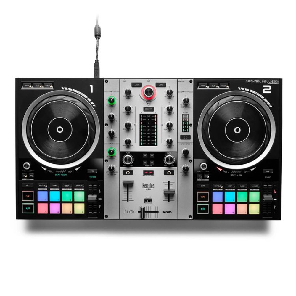 Hercules DJControl Inpulse 500 Preto – Controladora 2 Canais com Interface de Áudio 1 Hercules DJControl Inpulse 500 Preto – Controladora 2 Canais com Interface de Áudio 362934746094