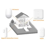 Painel de Alarme Sem Fios Hikvision DS-PWA96-M-WE AX PRO 96 Zonas