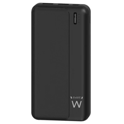 Powerbank Ewent EW1163 20000mAh PD 22.5W Fast Charging Preta
